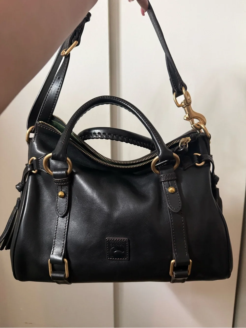 Dooney & Bourke Black Florentine Satchel
